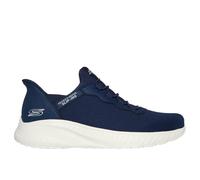 Skechers Men's Slip-On Trainers BOBS Squad Chaos – Navy Knit – UK 9