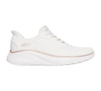 Skechers Bobs S Slip Ins WTGD White Gold Womens trainers 117497 in a Plain Textile in Size 5