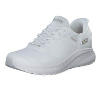 Skechers Women's Hands Free Slip-ins Bobs Squad Chaos-Current Muse Sneaker, Off-white, 9 UK
