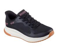 Skechers Women's Bobs Squad 4 Staple Look Slip-in Trainers, Black Mesh Trim, 7 UK