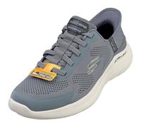 Skechers Slip-ins Bounder 2.0vegan Mens Fashion Trainers in Slate - 7 UK