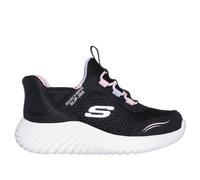 Skechers Slip-ins: Bounder - Simple Cute Sneaker in Black, Size 8 | Synthetic/Textile, Machine Washable