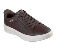 Skechers Men's Slip-Ins Court Break Double Vented Trainers, Chocolate