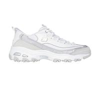 Skechers Slip-Ins D'Lites Smooth Women's Silver/White Trainers