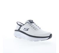 Skechers Mens D'lux Walker 2.0 Rezinate Hands Free Slip-in, White/Black, 9