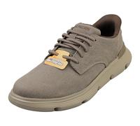 Skechers Slip-ins Garza Clive Vegan Mens Casual Trainers in Dark Taupe - 8 UK