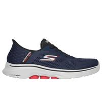 Skechers Slip Ins Go Walk 7 Bungee NVRD Navy Red Mens Trainers 216648