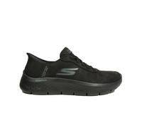 Skechers for woman. 124837 Slip-ins Go Walk Flex Mali Leather Slippers black (41), Flat, None, Casual