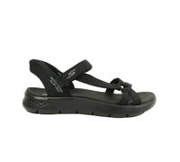 Skechers Slip-ins: GO WALK Flex Sandal-Illuminate Black Women's Sandals
