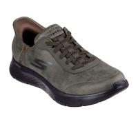 Skechers Men's Slip-ins: GO WALK Flex - Smooth Motion Sneaker in Olive, Size 7 | Textile/Synthetic