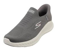 Skechers Slip-ins Go Walk Now Mens Slip On Trainers in Charcoal - 12 UK