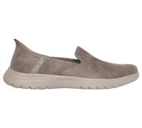 Skechers Slip-ins On The Go F Womens Flat Shoes Beige, 8