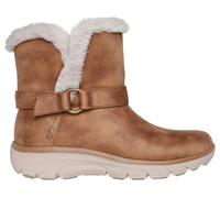 Skechers Women's Easy Going Dreamers Move Boots, Chestnut Microleather/Buckle Trim, 4 UK