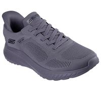 Skechers BOBS Sport Squad Chaos Solid Step Textile Men's Dark Grey Trainers - UK 11 / EU 46 / US 12
