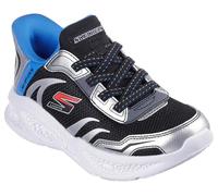 Skechers Slip Ins Sneaker W Air Cool On Trainers Unisex Kids Silver/Black 1.5 UK Child