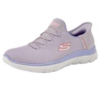 Skechers Slip Ins Summit LAV Lavender Womens trainers 150123 in a Plain Textile in Size 4.5