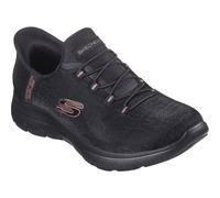 Skechers Women's Summits Classy Night Sneaker, Black, 7 UK