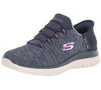 Skechers Slip Ins Summits Dazzling Haze NVPR Navy Purple Womens trainers in a Plain in Size 7