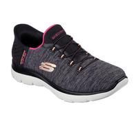 Skechers Womens Slip Ins Summits Dazzling Trainers - Black/Multi - UK 4.5