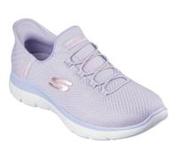 Skechers Slip Ins Summits Diamond Dreams Womens Grey Hands Free Slip On Trainers
