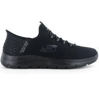Skechers Summits-High Range Mens Trainers Black Hands Free Slip-ins Shoes Vegan