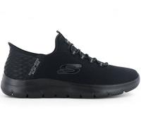 Skechers Men's Summits HIGH Range Slip-On, Black Mesh Trim Black, 10 UK