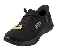 (5) Skechers Slip-ins Summits Vegan Womens Fashion Trainers in Black