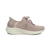 Skechers Women's Sneakers Ultra Flex 3.0 Elevated Motion Slip-On, Light Mauve Knit/Trim, UK 4