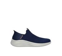 Skechers Slip-Ins Ultra Flex 3.0 Stretch Knit Trainers - Navy, Navy, Size 9, Men Navy