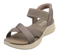 Skechers Slip-ins Ultra Flex 3.0 Vegan Womens Sandals in Dark Taupe - 7 UK