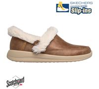 Skechers Cozy Escape Textile Women's Chestnut Slippers UK 3