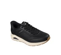 Skechers Men's Slip-ins Relaxed Fit: Arch Fit UNO - Relaxing On Air Sneaker in Black, Size 8 | Synthetic/Textile, Vegan