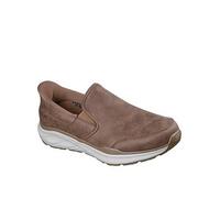Skechers Men's Slip-ins Relaxed Fit: Equalizer 6.0 - Zorlo Sneaker in Whiskey, Size 12 | Textile/Synthetic, Vegan, Machine Washable