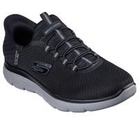 Skechers Men's Summits High Range Hands Free Slip-in Sneaker Black/Charcoal 15