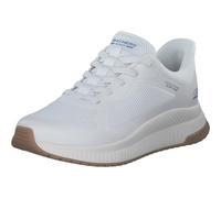 Skechers Slip On Sneaker Shoe for Men BOBS Sport Squad Chaos 4 Slip-Ins in White, 13