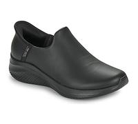 Skechers Leather Slip-Ins W/ Air-Cooled Memory Foam