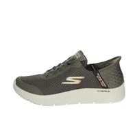 Skechers Slips Ins Go Walk Bungee BRN Brown Mens Trainers 216324