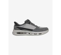 Skechers Men's Slip-ins Relaxed Fit: Sloan - Remming Sneaker in Gray, Size 9 | Leather/Textile/Synthetic