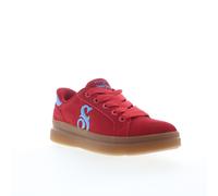 Skechers Women's Courtside Cali Girlz Sneaker, Red Suede/Blue Duraleather, 4.5 UK