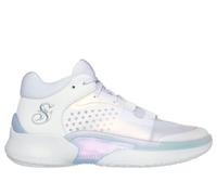 Skechers Snoop Dogg: SKX Resagrip - Boss Treatment Sneaker in White, Size 10 | Synthetic/Textile/Metal, Hyper Burst
