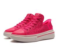 Skechers Women's Snoop One Rhine-Stoned Slip-On Sneakers, Pink Rhinestone Canvas, 5 UK