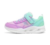 Girl's Skechers SKECHERS SOLA GLOW - OMBRE DELUXE Girls Trainers Multicoloured - Size: UK 13.5 small kids
