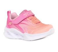 Skechers Lighted Gore & Strap Sneaker W Ombr Light Up Trainers Girls C7 (24) Pink