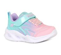 Skechers S-Lights: Sola Glow - Colour Breeze Sneaker in Aqua, Size 7 | Textile/Synthetic