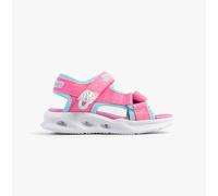 Skechers S-LIGHTS: SOLA GLOW Girls Sandals Hot Pink/Aqua - UK 12 (Small Kids)