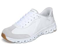 Skechers Sport Active Hands Free Slip-ins Glide-Step Women's Briefs - Heritage, White/Grey, 9.5