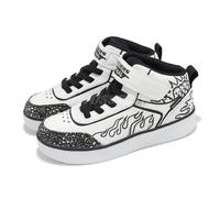 Skechers Sport Court 92-Color-BLITZ White Black Kid Preschool Casual 403500-LWBK