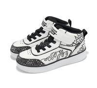 Skechers Sport Court 92-Color-BLITZ White Black Kid Preschool Casual 403500-LWBK