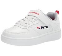 Skechers Sport Court 92 Zelder Sneaker, White Mix, 13.5 UK Child