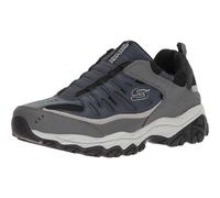 Skechers Sport Men's Afterburn Extra Wide Fit Wonted Loafer navy/gray 14 4E US